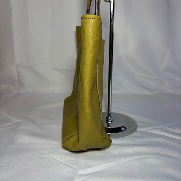 American Leather Company Green Smooth Leather Tote Bag - Picture 3 of 12